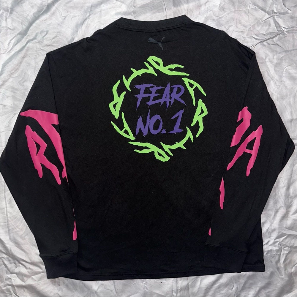 Puma Black Crew Neck Tee